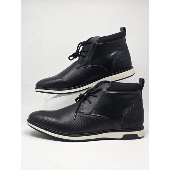 Aldo Black Chukka Boots Lace Up Casual Comfort Mens Size 9.5 M New main image 10